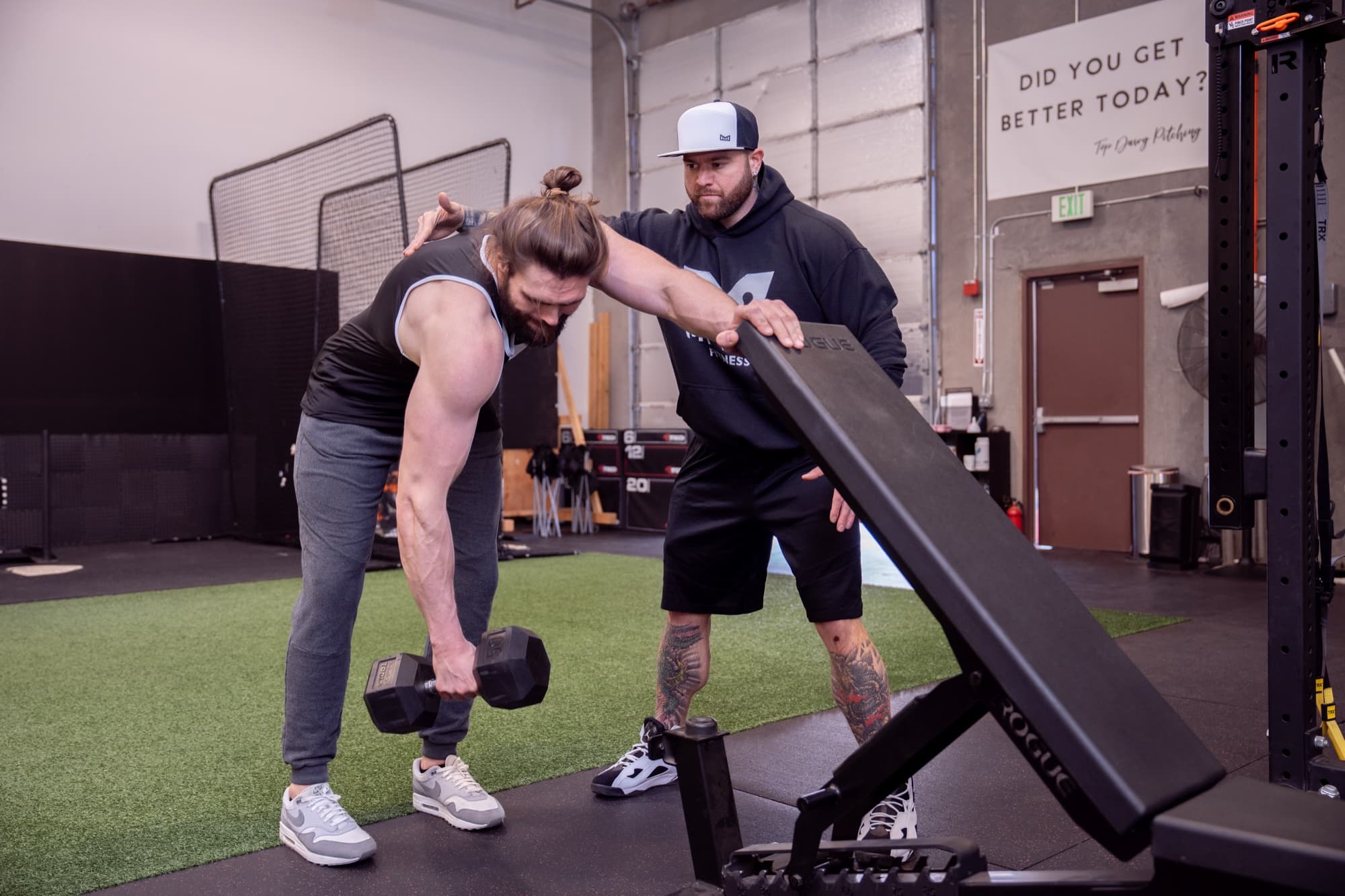 My Way Fitness coach training a client