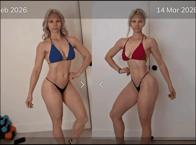 Body recomposition Feb to Mar 2026